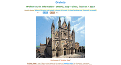Desktop Screenshot of orvieto-info.com
